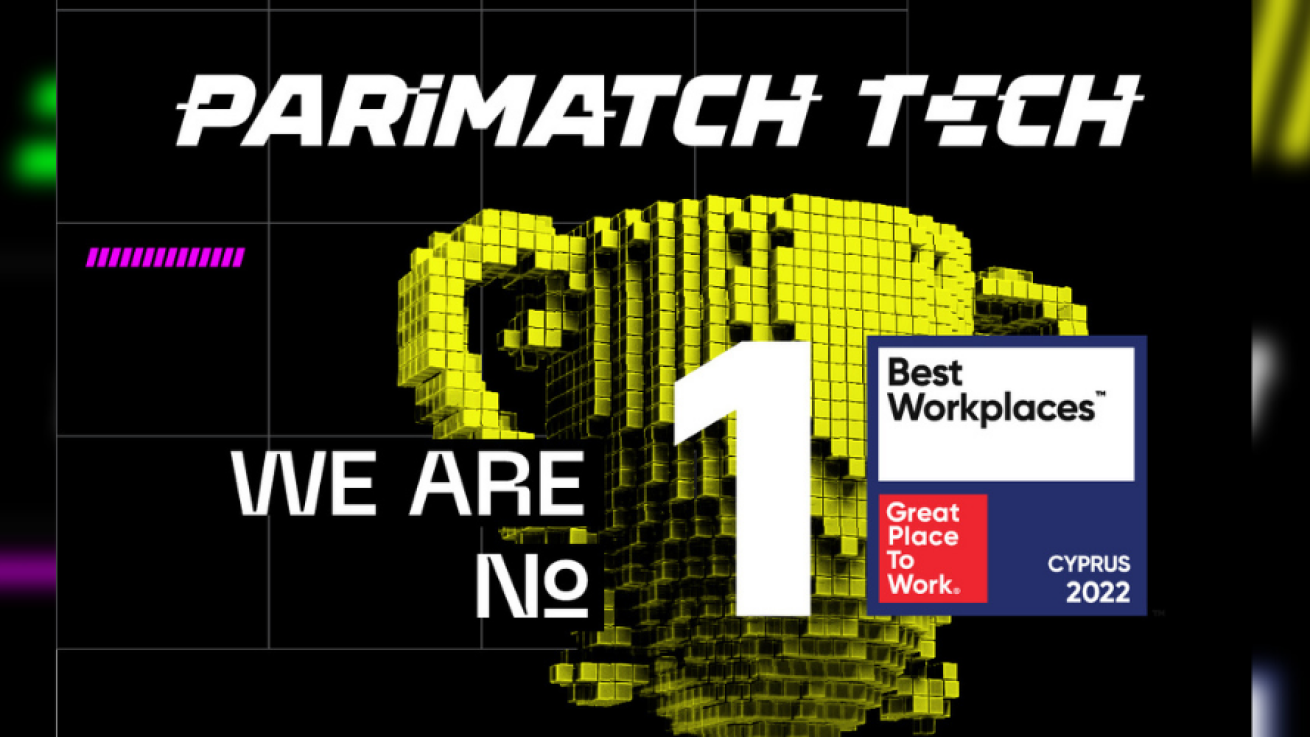 H Parimatch Tech στην κορυφή της λίστας Cyprus’ Best Workplaces 2022