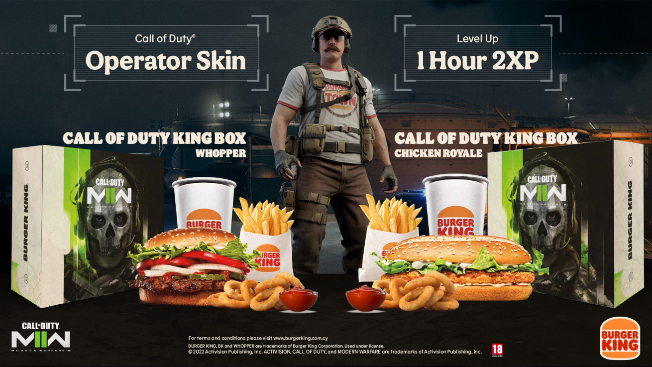 Τα Burger King και το Call of Duty λάνσαραν τα Call of Duty King Boxes