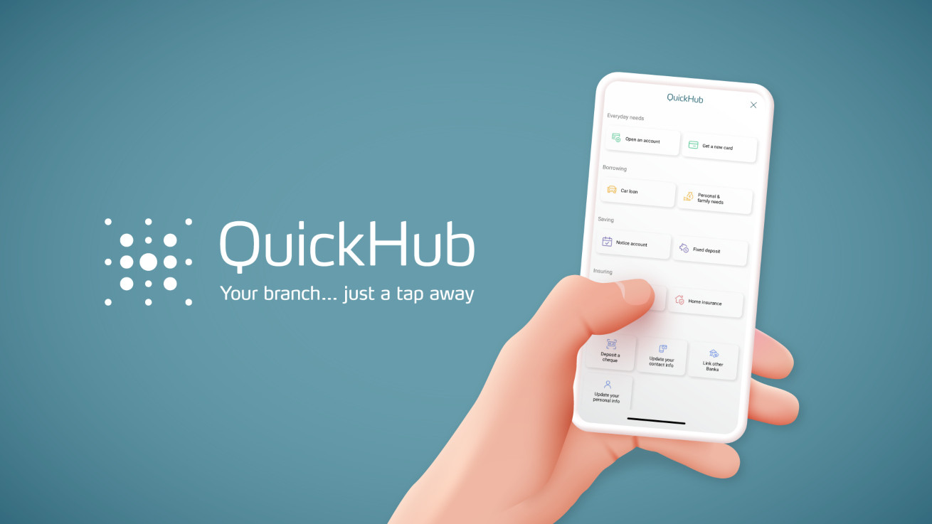 QuickHub: Ένα τραπεζικό κατάστημα στα χέρια σου