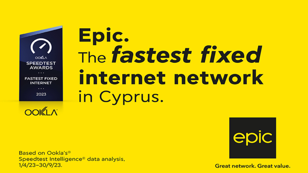 Epic is the Fastest Fixed Internet Network in Cyprus