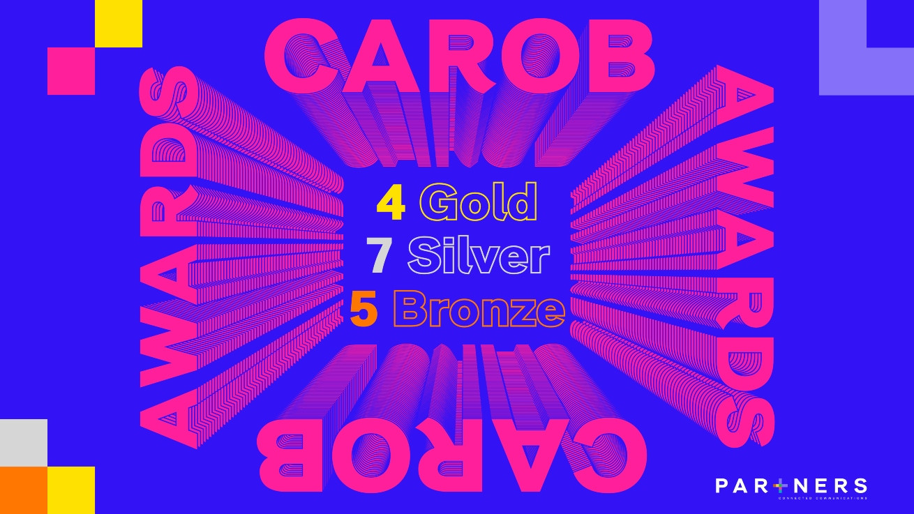 Changing the game στα Carob Awards για άλλη μια χρονιά! 4 Gold, 7 Silver και 5 Bronze για την Partners Connected Communications στα Carob Awards 2024!