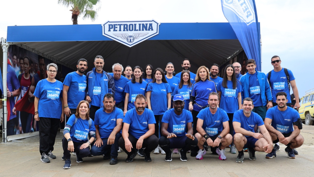 Δυναμική παρουσία της Petrolina Energy Team στον 7ο Radisson Blu Διεθνή Μαραθώνιο Λάρνακας