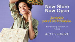 Accessorize London: Ανοίγει δεύτερο κατάστημα στη Λευκωσία