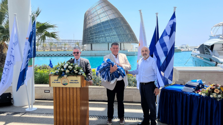 Με Γαλάζια Σημαία η Μαρίνα και 32 παραλίες Αγίας Νάπας και Παραλιμνίου