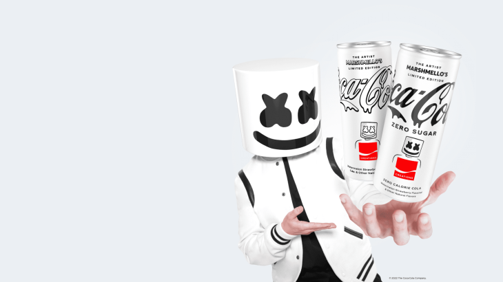 Νέα limited-edition γεύση από την Coca-Cola σε συνεργασία με τον Marshmello