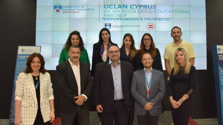 UCLan Cyprus: To Ινστιτούτο Επαγγελματικών Σπουδών του αναγνωρίστηκε ως Χρυσός Εκπαιδευτικός Εταίρος του ACCΑ