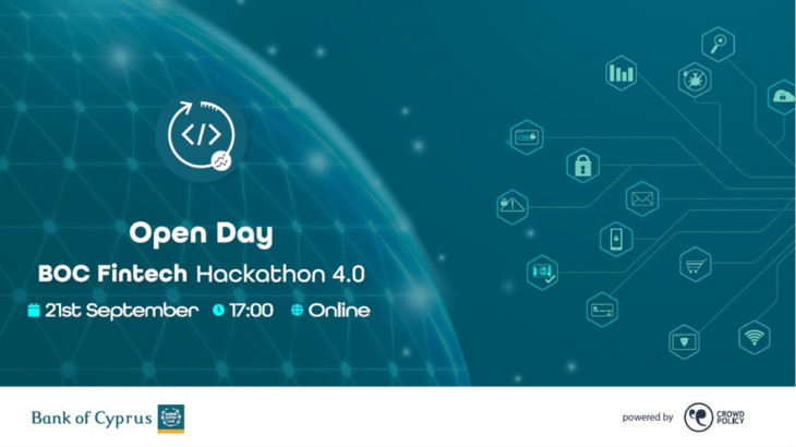 Έρχεται το BoC Fintech Hackathon 4.0: 06 - 08 Οκτωβρίου 2023