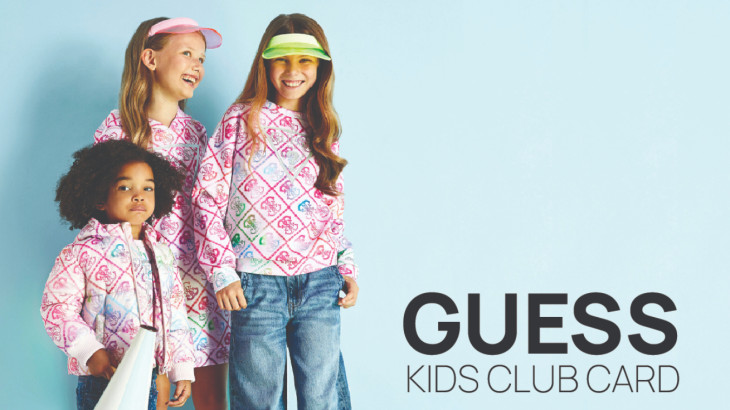 GUESS Kids Club Card: Το νέο πρόγραμμα επιβράβευσης πελατών για τις αγορές τους από το κατάστημα GUESS Kids στη Λεμεσό!