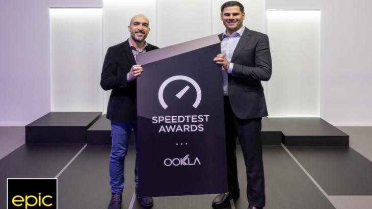 Epic is recognized as the Fastest Fixed Internet Network in Cyprus with an award by Ookla at the Mobile World Congress 2024