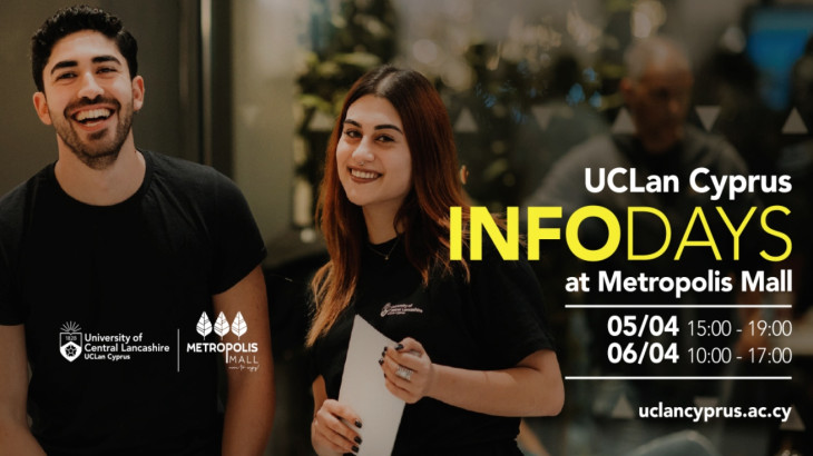 Info Days Πανεπιστημίου UCLan Cyprus στο Metropolis Mall