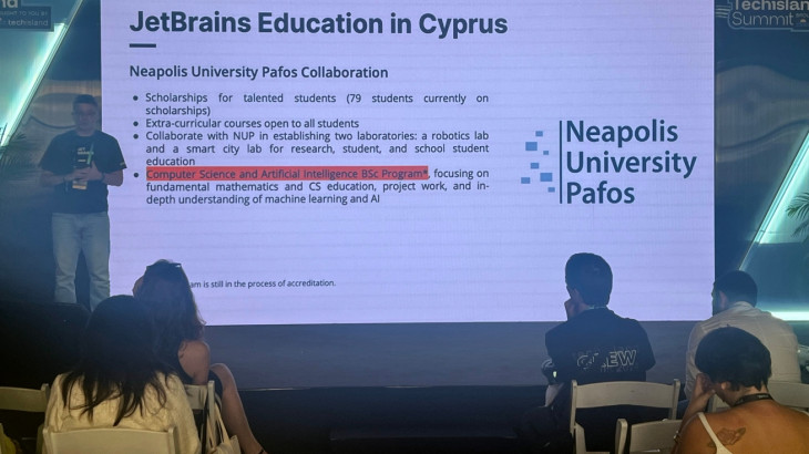 Το Πανεπιστήμιο Νεάπολις Πάφος και η JetBrains στο Reflect Festival 2024