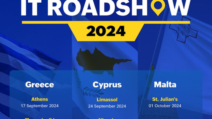 Η Channel IT φέρνει το ManageEngine IT Roadshow 2024 σε Ελλάδα, Κύπρο και Μάλτα.