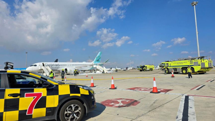 Άσκηση ετοιμότητας από την Hermes Airports στο αεροδρόμιο Λάρνακας